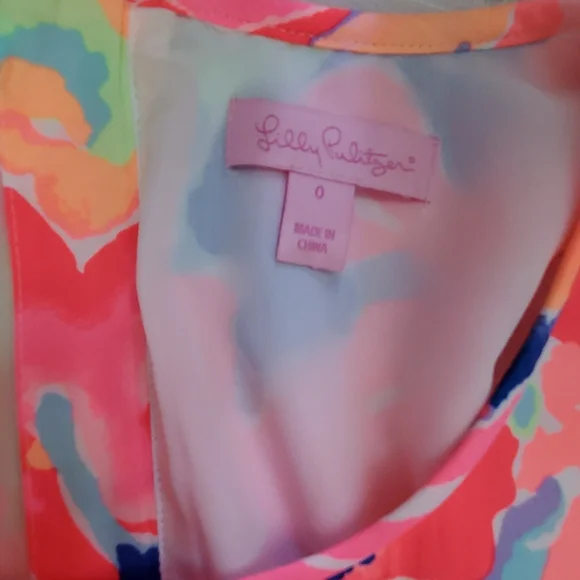 Lilly Pulitzer Sleeveless Kassia Playa Hermosa Dress. Size 0. - Picture 10 of 16